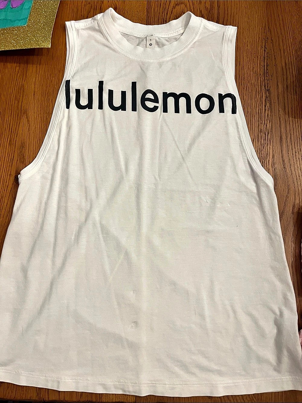 lululemon Muscle Love Crop Tank White Tank Top Size 0